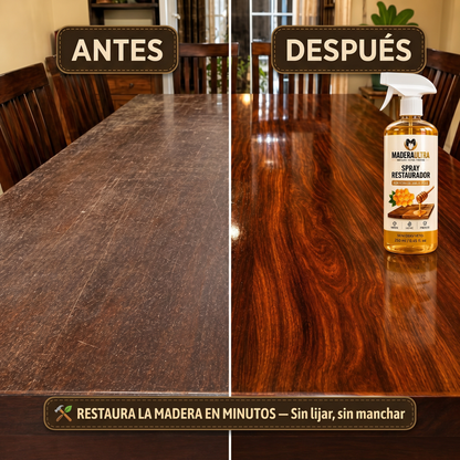 Veta Viva — Spray Restaurador de Madera